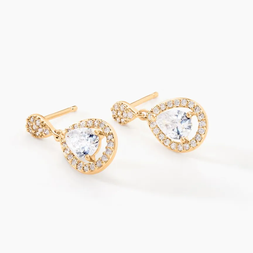 Boucles D'oreilles Pendantes Brigita-Histoire d'Or Online
