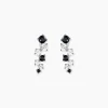 Histoire d'Or Boucles D'oreilles Pendantes Gaya Argent Blanc Oxyde De Zirconium