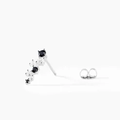 Histoire d'Or Boucles D'oreilles Pendantes Gaya Argent Blanc Oxyde De Zirconium