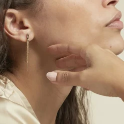 Boucles D'oreilles Pendantes Armoise Or Jaune-Histoire d'Or Clearance