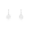 Histoire d'Or Boucles D'oreilles Pendantes Mely Argent Blanc