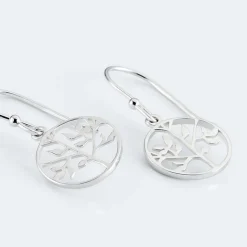 Histoire d'Or Boucles D'oreilles Pendantes Mely Argent Blanc
