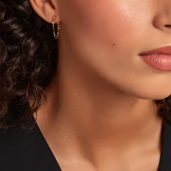 Histoire d'Or Boucles D'oreilles Pendantes Asteria Or Jaune