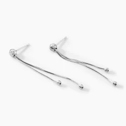 Boucles D'oreilles Pendantes Yuzu Argent Blanc-Histoire d'Or Best