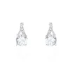 Histoire d'Or Boucles D'oreilles Pendantes Idylla Argent Blanc Oxyde De Zirconium