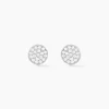 Histoire d'Or Boucles D'oreilles Puces Argent Blanc Victorin Oxydes De Zirconium