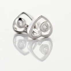 Histoire d'Or Boucles D'oreilles Puces Ashley Argent Blanc Oxyde De Zirconium
