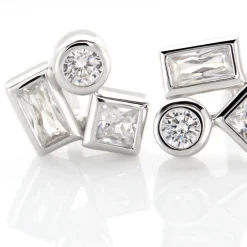 Histoire d'Or Boucles D'oreilles Puces Argent Duredle Oxydes De Zirconium