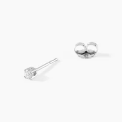 Histoire d'Or Boucles D'Oreilles Puces Aphrodite Or Blanc Diamant