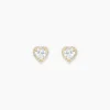 Histoire d'Or Boucles D'oreilles Puces Aymane Or Jaune Oxyde De Zirconium