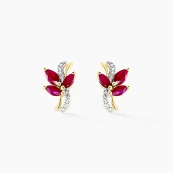 Histoire d'Or Boucles D'oreilles Puces Angie Diamant
