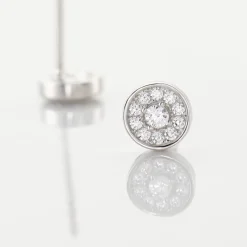 Histoire d'Or Boucles D'oreilles Puces Auxana De Zirconium