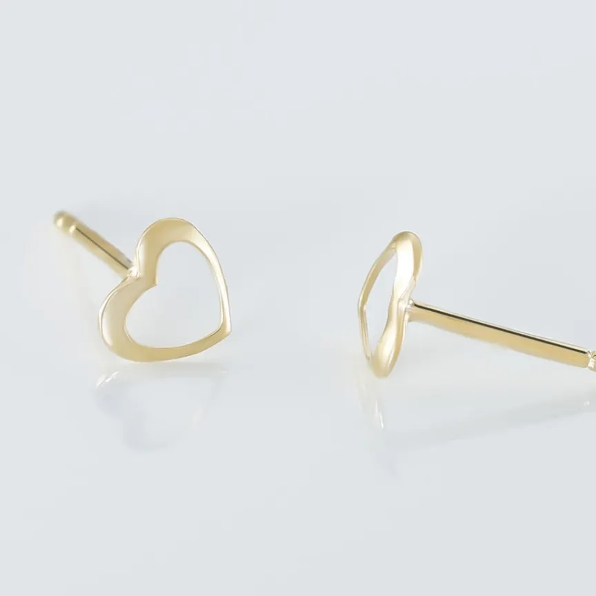 Boucles D'oreilles Puces Anne-maudae Coeurs-Histoire d'Or