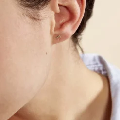 Boucles D'oreilles Puces Anne-maudae Coeurs-Histoire d'Or