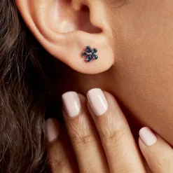 Histoire d'Or Boucles D'oreilles Puces Argent Blanc Laldilon Oxydes De Zirconium