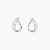 Histoire d'Or Boucles D'oreilles Puces Argent Blanc Sylvan Oxydes De Zirconium