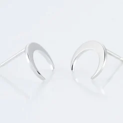 Boucles D'oreilles Puces Astre Argent Blanc-Histoire d'Or Discount