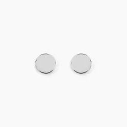 Histoire d'Or Boucles D'oreilles Puces Apoline Argent Blanc