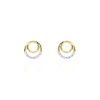 Boucles D'oreilles Puces Atlanta Or Jaune Diamant-Histoire d'Or