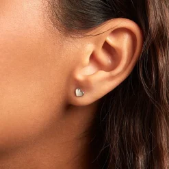 Boucles D'oreilles Puces Aricia Or Blanc-Histoire d'Or Best