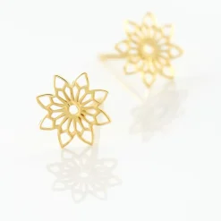 Boucles D'oreilles Puces Albiorica Or Jaune-Histoire d'Or Sale