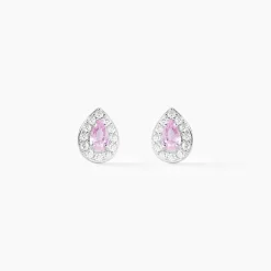 Histoire d'Or Boucles D'oreilles Puces Argent Blanc Tania Oxydes De Zirconium