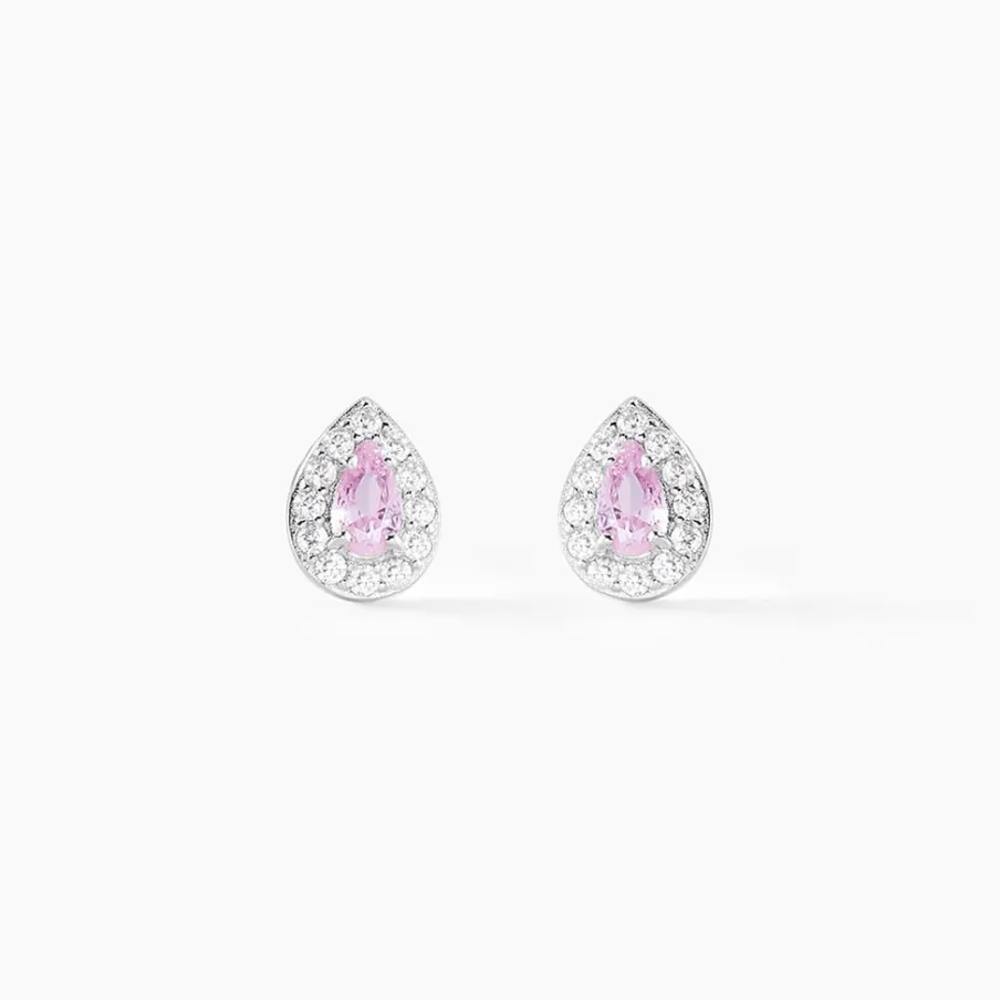 Histoire d'Or Boucles D'oreilles Puces Argent Blanc Tania Oxydes De Zirconium