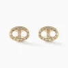 Boucles D'oreilles Puces Antun Or Jaune Diamant-Histoire d'Or Online