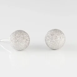 Histoire d'Or Boucles D'oreilles Puces Ayana Argent Blanc