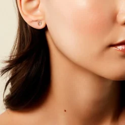 Histoire d'Or Boucles D'Oreilles Puces Amardad Or Jaune