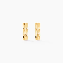 Histoire d'Or Boucles D'oreilles Puces Ash Or Jaune