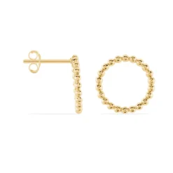 Boucles D'oreilles Puces Abigael Plaqué Or Jaune-Histoire d'Or Discount