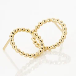 Boucles D'oreilles Puces Abigael Plaqué Or Jaune-Histoire d'Or Discount