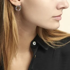 Histoire d'Or Boucles D'oreilles Puces Argent Blanc Ethem Oxydes Spinelles