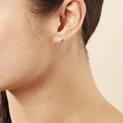 Histoire d'Or Boucles D'oreilles Puces Aphrodite