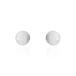 Boucles D'oreilles Puces Ayana Argent Blanc-Histoire d'Or Online