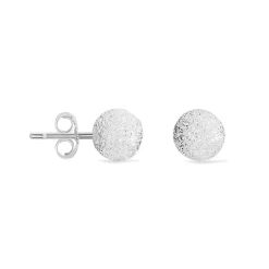 Boucles D'oreilles Puces Ayana Argent Blanc-Histoire d'Or Online