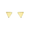 Boucles D'oreilles Puces Anne-berengere Triangle Or Jaune-Histoire d'Or Outlet