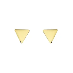 Boucles D'oreilles Puces Anne-berengere Triangle Or Jaune-Histoire d'Or Outlet
