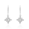 Histoire d'Or Boucles D'oreilles Puces Anea Or Blanc Diamant
