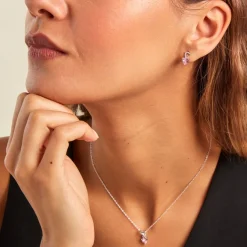 Histoire d'Or Boucles D'oreilles Puces Argent Blanc Atieno Oxyde De Zirconium