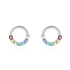 Boucles D'oreilles Puces Argent Blanc Giustino Oxydes De Zirconium-Histoire d'Or Online