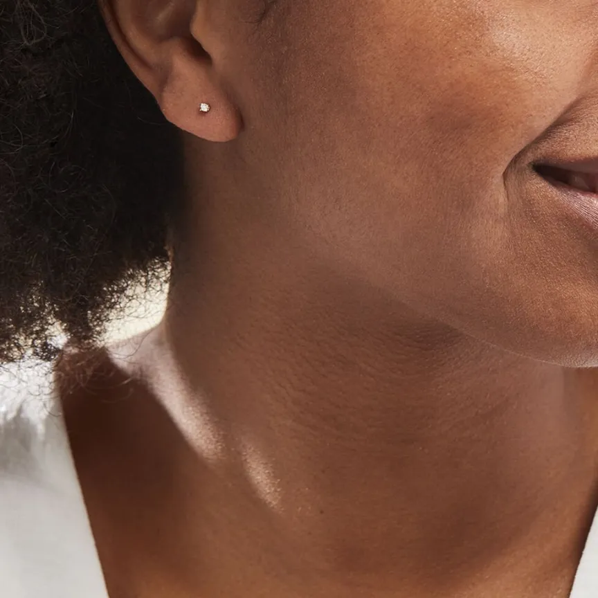 Boucles D'oreilles Puces Aphrodite-Histoire d'Or Clearance