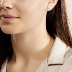 Boucles D'oreilles Puces Alphonsine Etoile De Mer Or Jaune-Histoire d'Or Best