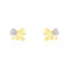 Boucles D'oreilles Puces Bartholomee Papillon Or Jaune-Histoire d'Or Discount