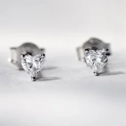 Boucles D'oreilles Puces Breana Argent Blanc Oxyde De Zirconium-Histoire d'Or Best