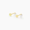 Boucles D'oreilles Puces Berangere Cercle Or Jaune-Histoire d'Or Hot