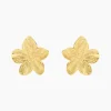 Boucles D'oreilles Puces Barbade Acier Jaune-Histoire d'Or Online