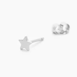 Histoire d'Or Boucles D'oreilles Puces Celesta Argent Blanc