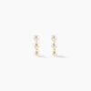 Boucles D'oreilles Puces Caitlyn Or Jaune Perle De Culture-Histoire d'Or Discount